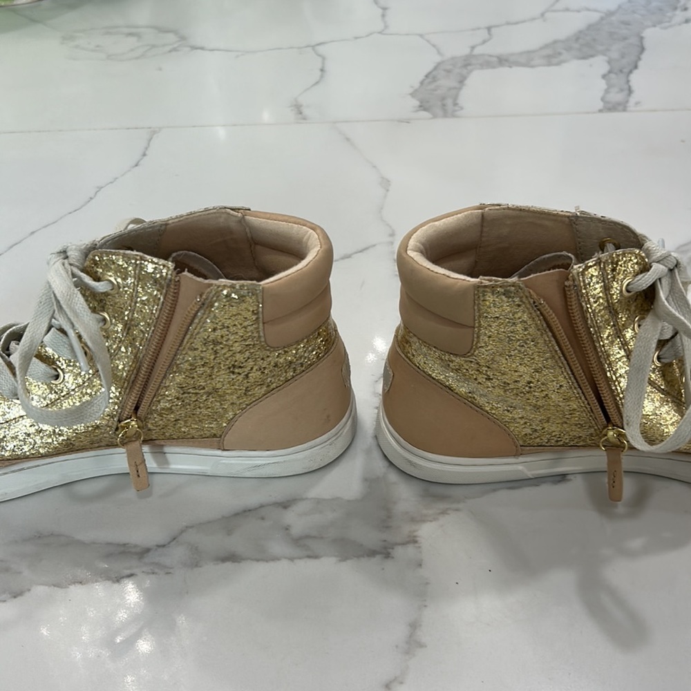 UGG Cradie Glitter Gold Sneakers. Size 9 - Picture 6 of 11
